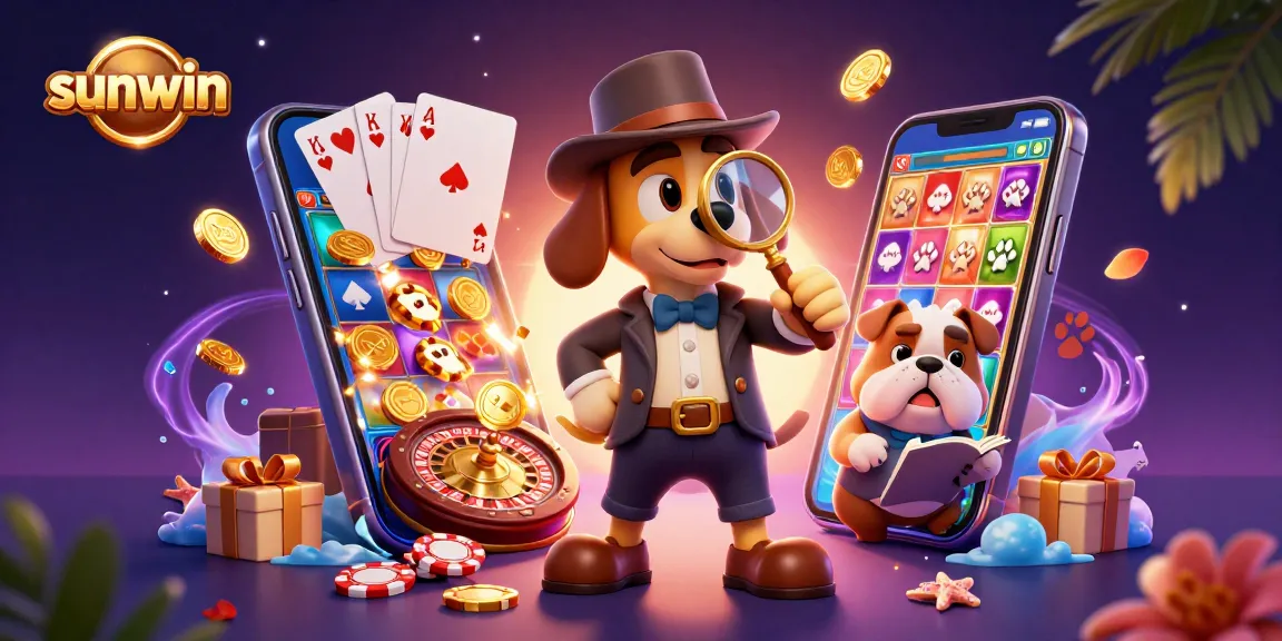 Experience sunwin's thrilling action with cartoon detective and casino games in vibrant 3D.
